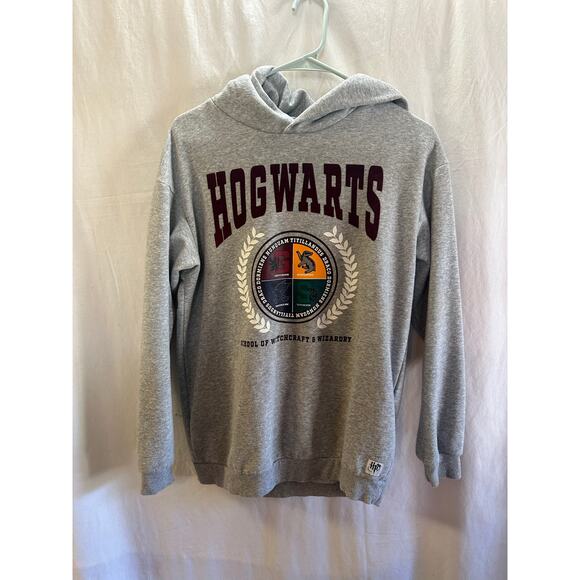 Harry Potter Hogwarts Crest Hoodie – Size 13–14Y (P2P 21.5”) - Picture 1 of 6